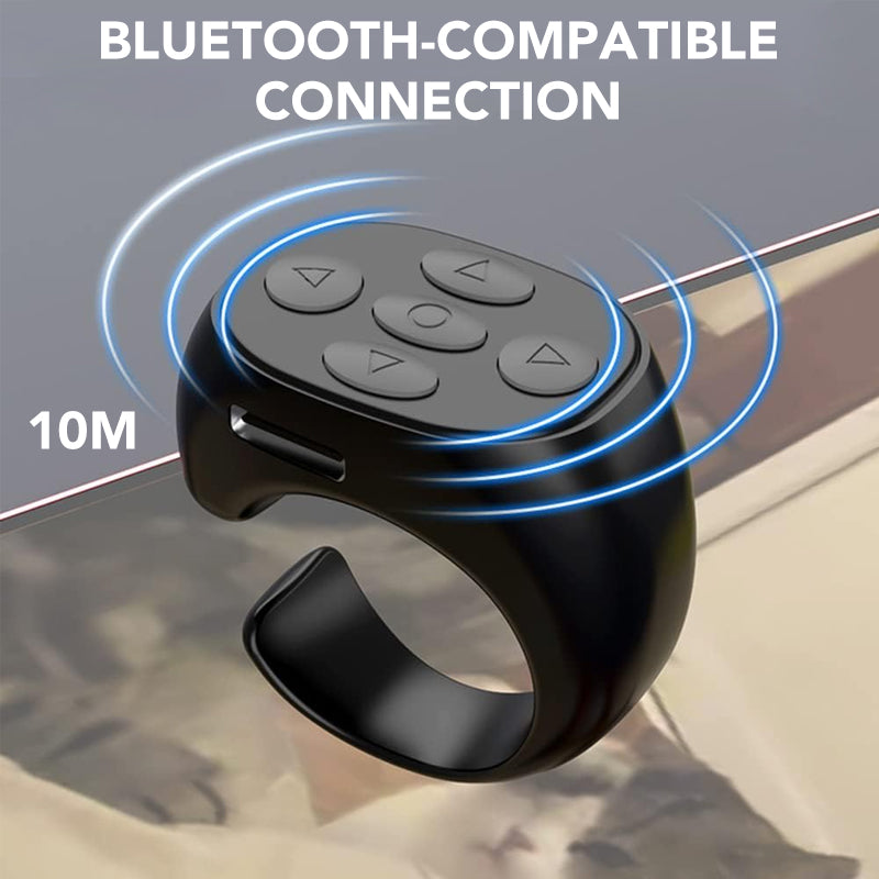 Ergonomic Fingertip Wireless Bluetooth Control Ring, perfect tech gadget for remote phone use