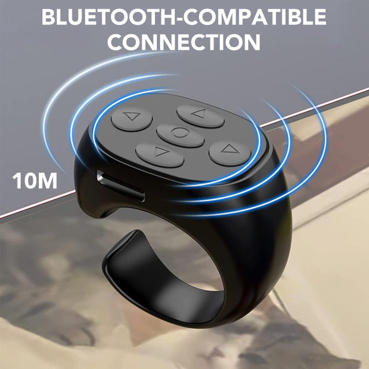 Ergonomic Fingertip Wireless Bluetooth Control Ring, perfect tech gadget for remote phone use