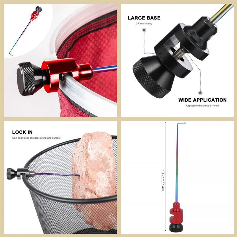 Hand holding Fisherman's Quick Release Hook Remover, demonstrating ease of use