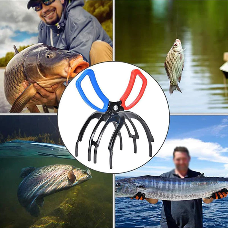 Ergonomic fishing pliers and gripper for tackle, designed for comfort and efficiency