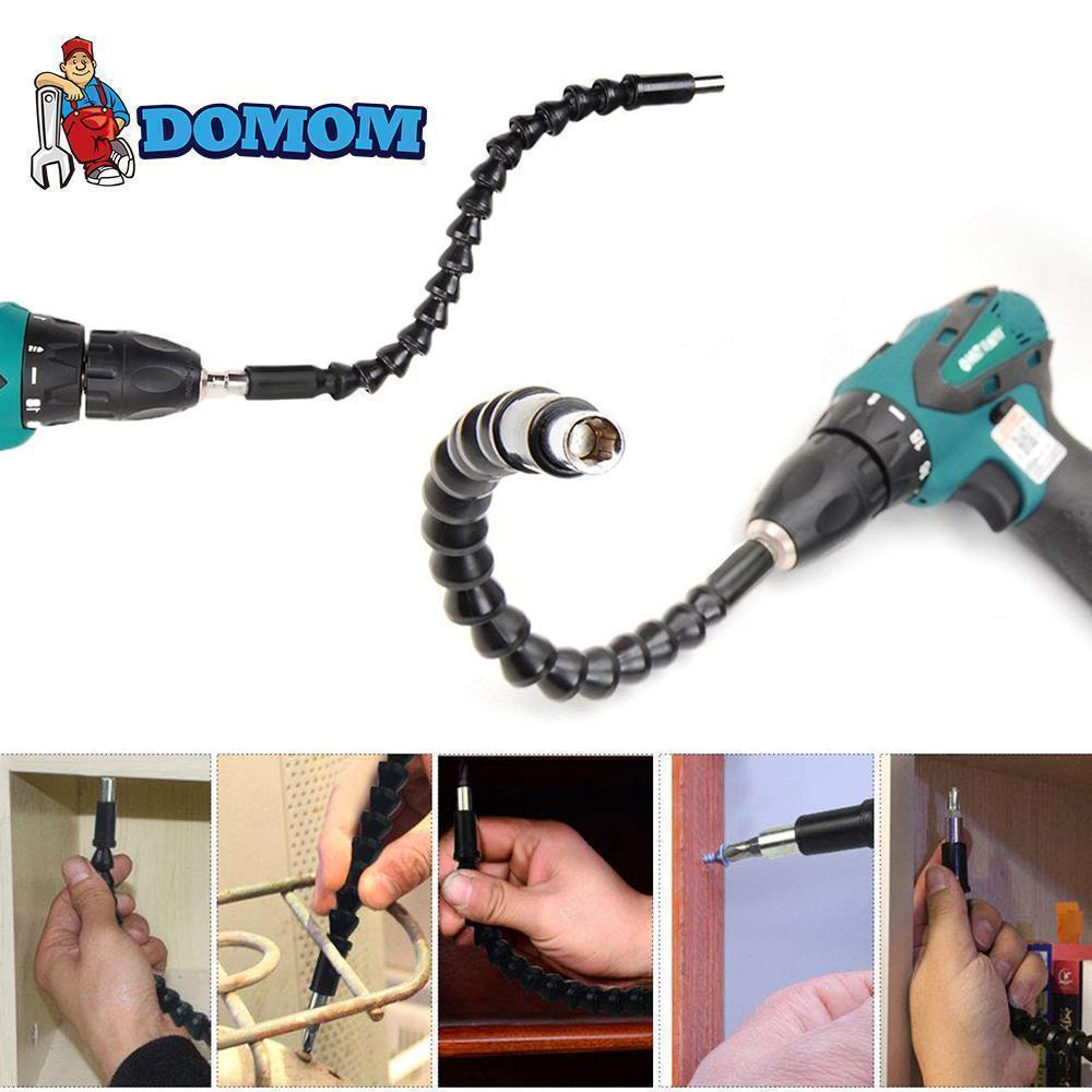 Flexible Drill Bit Extension with screwdriver bit holder for tight spaces, a must-have DIY repair tool.