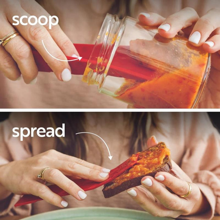 Essential kitchen utensil set: 2 space-saving foldable measuring spoons for cooking & baking.
