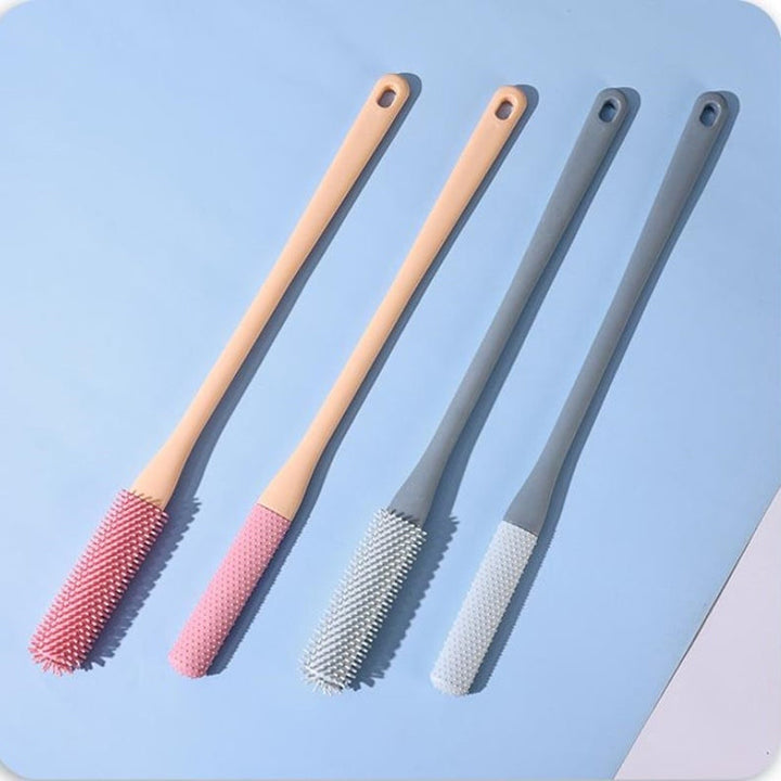 Foot cleaning & anti-itch brush set with two brushes for comprehensive personal foot care