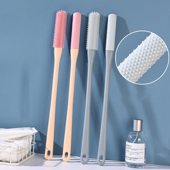Compact foot cleaning brush set, perfect bath accessory for daily foot maintenance