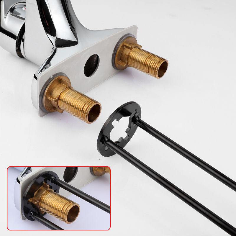 Alloy steel hex wrench with four jaws, perfect hand tool for precise screw tightening tasks