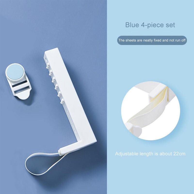 Detailed view of the plastic construction and strong grip of a sheet clip