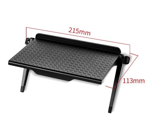 Universal Monitor Top Shelf Organizer made of durable ABS plastic, providing a stable platform for desk items.
