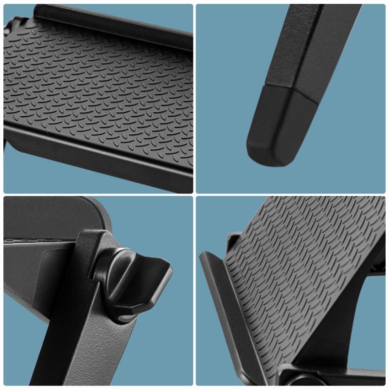 Top-down view of the Universal Monitor Top Shelf Organizer, organized with small office supplies.