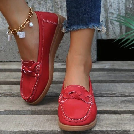 Women's comfort slip-on loafers, great for everyday wear, offering excellent arch support and style.