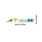 Colorful Laser (30*5cm/11.8*1.9in)