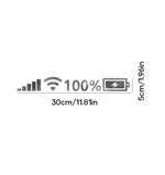 Reflective Silver White (30*5cm/11.8*1.9in)