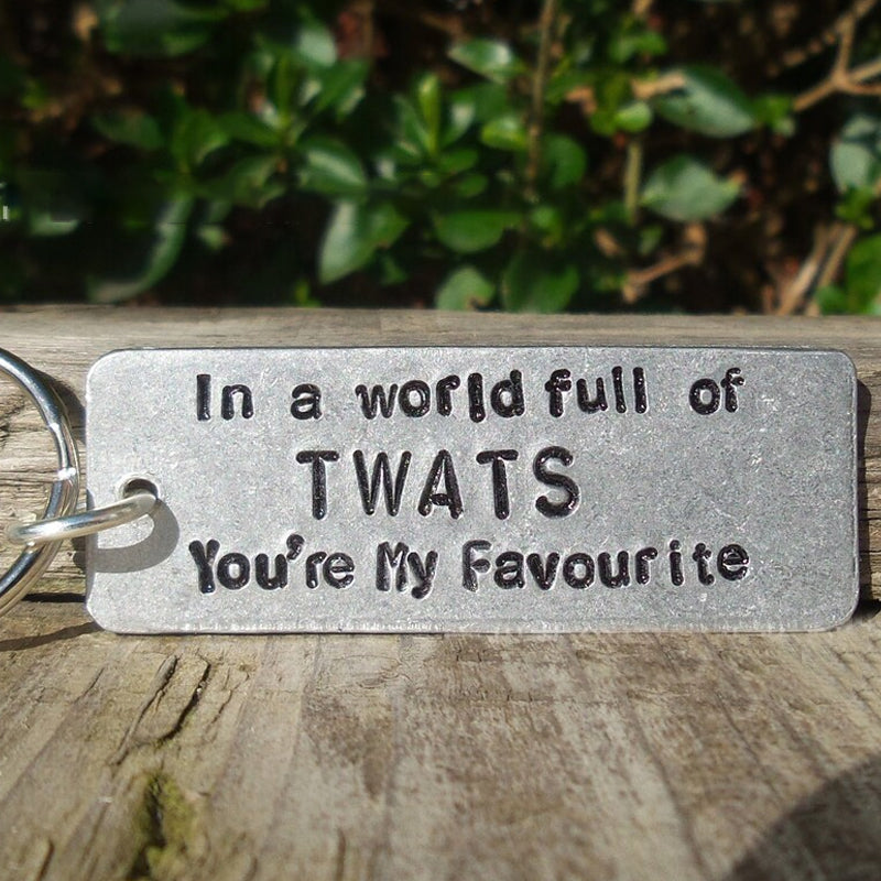 Unisex humorous keychain, perfect funny Christmas gift or gag present