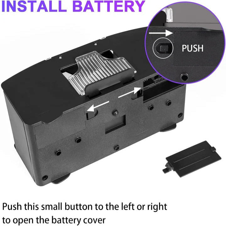 Sleek electric card shuffler, an essential gaming accessory for poker and other card games.