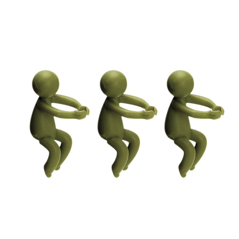 Overhead shot of plant stems in jars, each supported by a Garden Plant Propagation Buddy clip