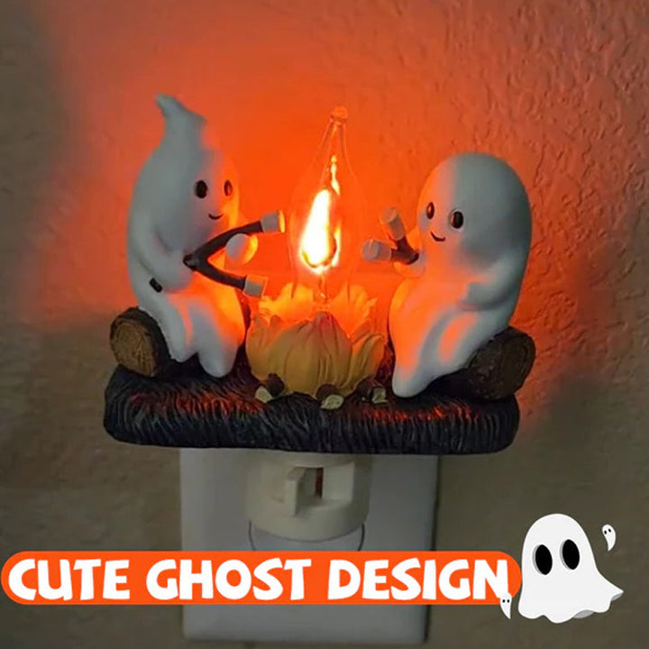 LED Ghost Bonfire Night Light, unique home decor, perfect gift for Halloween
