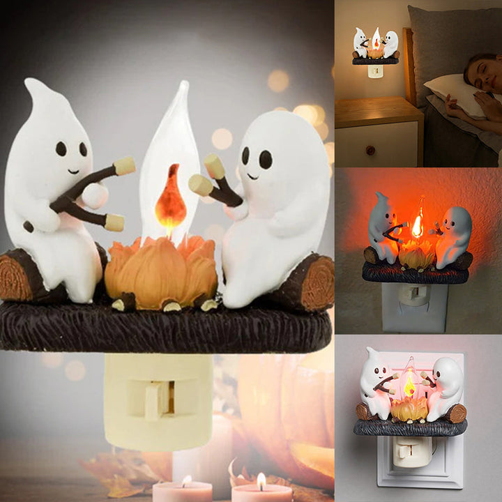Decorative Ghost Bonfire Night Light, LED, perfect for adding spooky charm