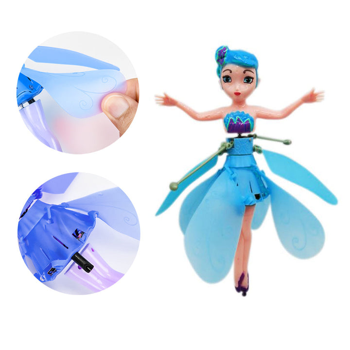 Interactive Flying Fairy Doll illuminated, a perfect girls gift and enchanting light up toy