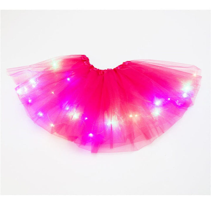 Womens' dance LED tutu skirt, energetic and luminous, perfect for stage or event performance