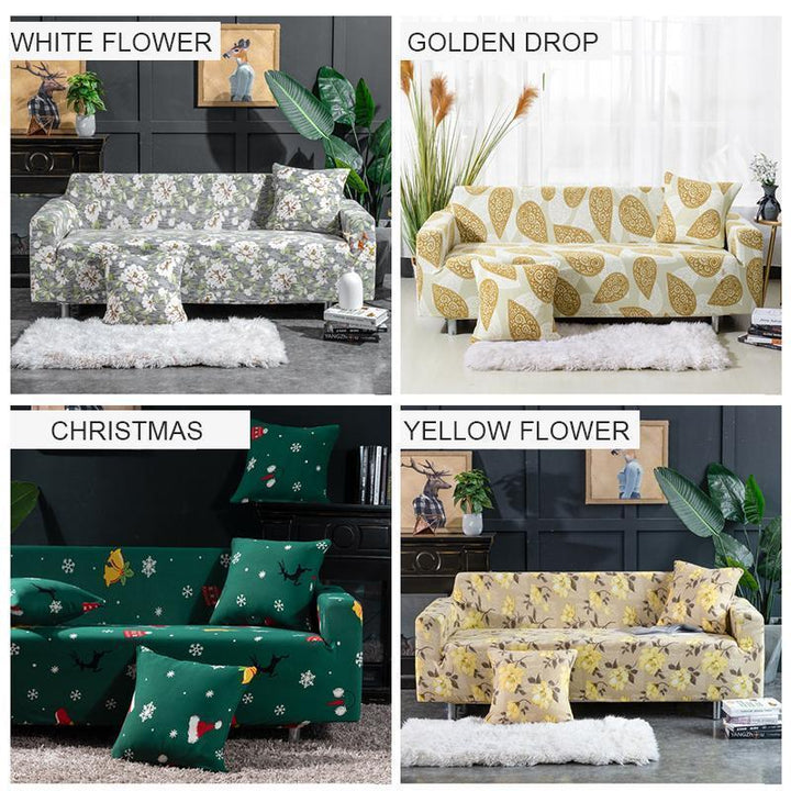 Sofa cover made from high-quality spandex material, breathable and comfortable furniture protector.