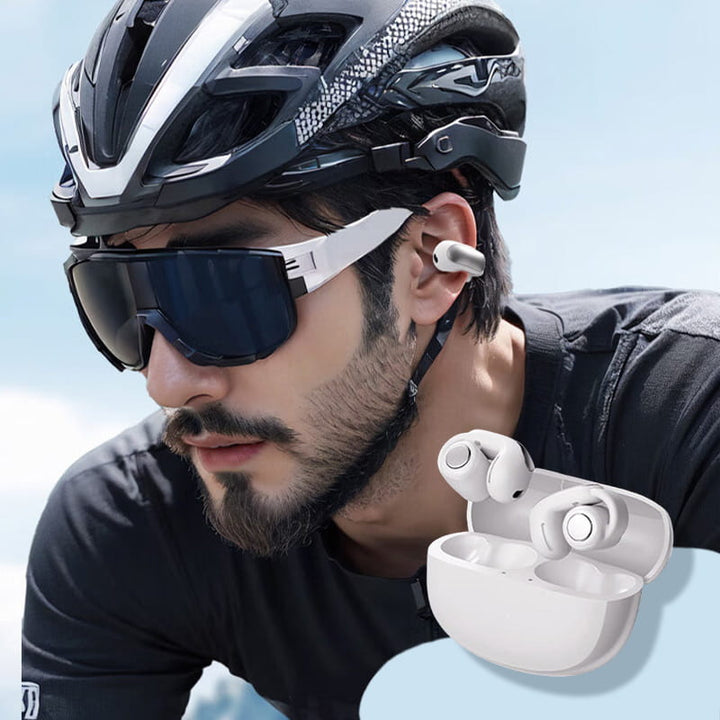 Hanging ear Bluetooth earphones, waterproof, ideal for sports & active lifestyles