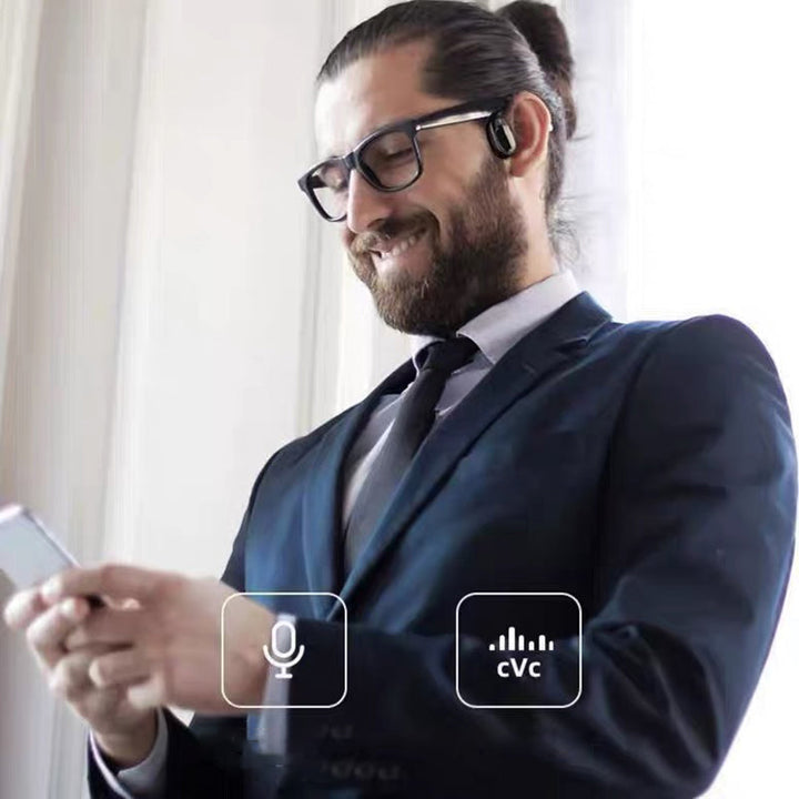 Waterproof hanging ear wireless earphones, perfect for running and outdoor activities