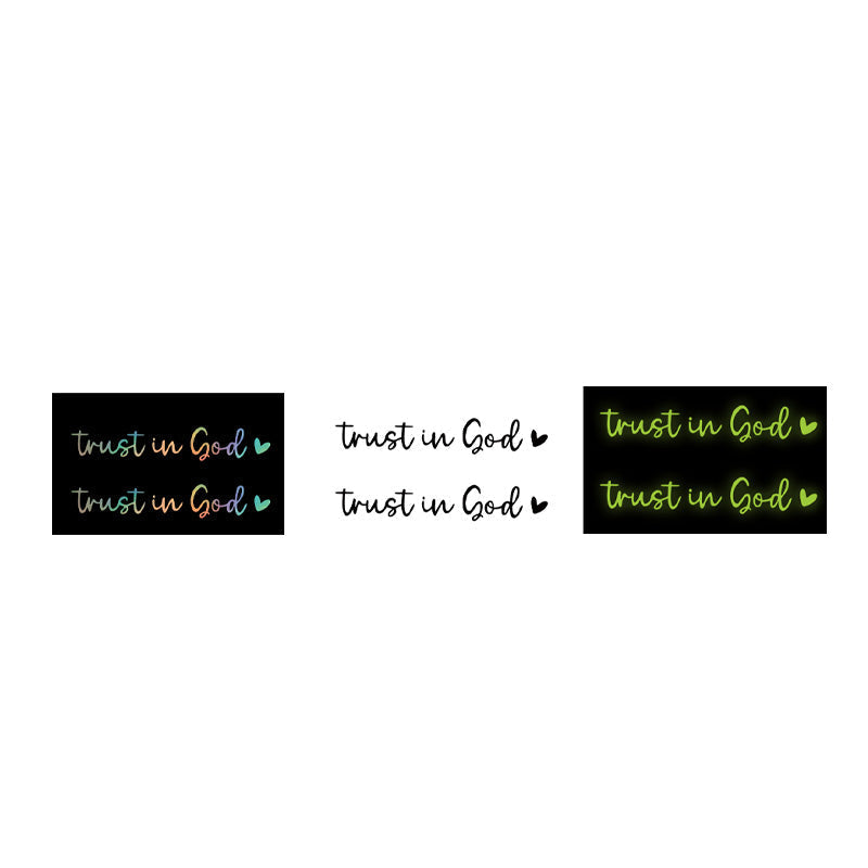 Heart & Letter Car Mirror Decal, perfect gift for car owners
