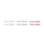 Pink (2 pcs) + Blue (2 pcs) + Red (2 pcs)
