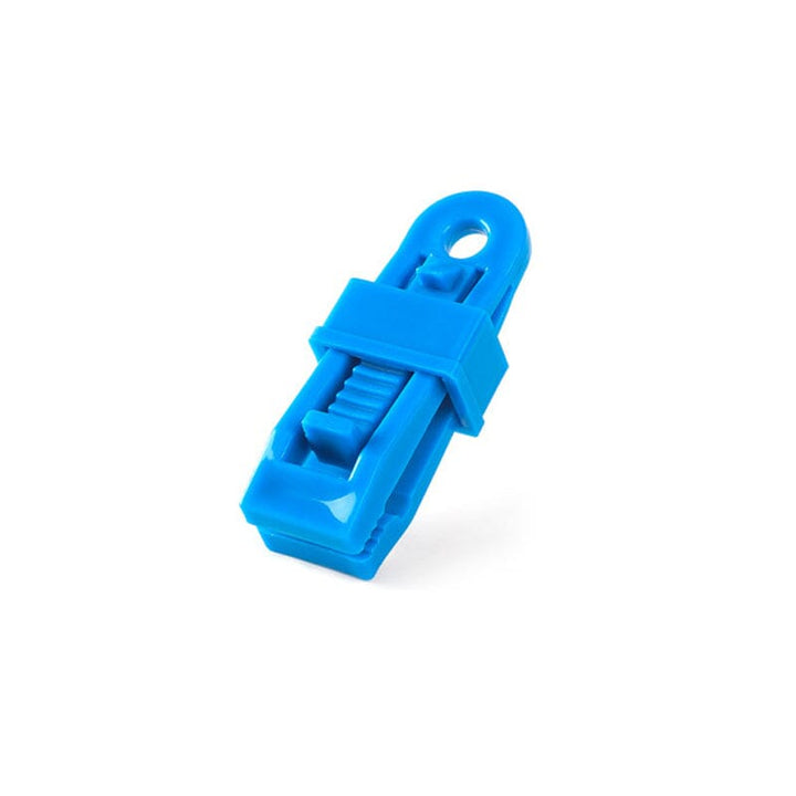 Ergonomic heavy-duty tarp clips, easy to attach and detach for quick outdoor setups.