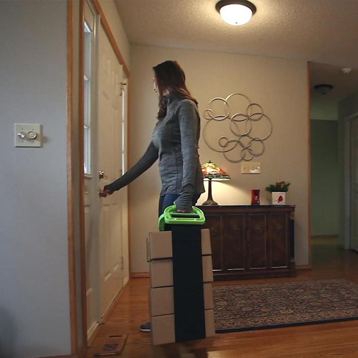 Set of heavy-duty furniture moving straps with strong buckles, ideal for safely relocating household goods