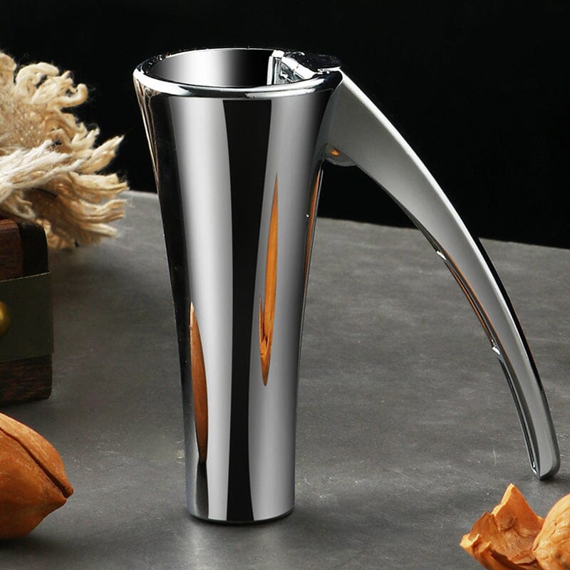 Food prep nutcracker: Zinc alloy universal shelling tool, making quick work of walnuts and pecans