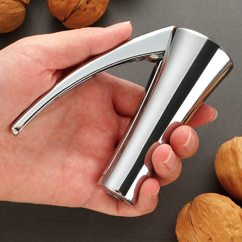Multipurpose nut cracking tool made of zinc alloy, suitable for various nuts, durable kitchen accessory