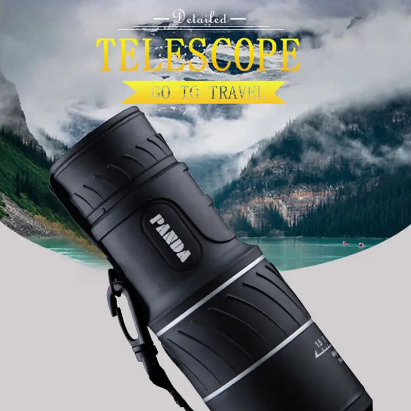 High-powered monocular for outdoor adventures, perfect for hunting and bird watching. Features night vision.