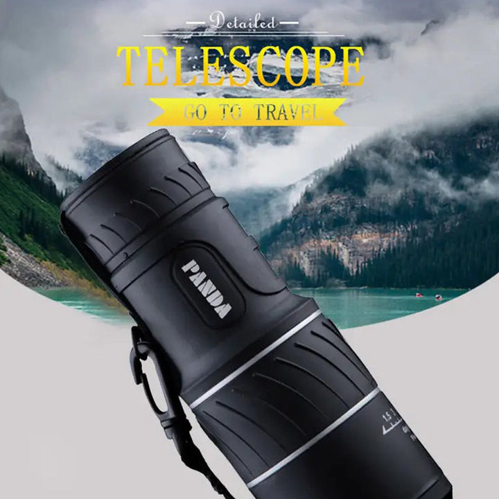 High-powered monocular for outdoor adventures, perfect for hunting and bird watching. Features night vision.