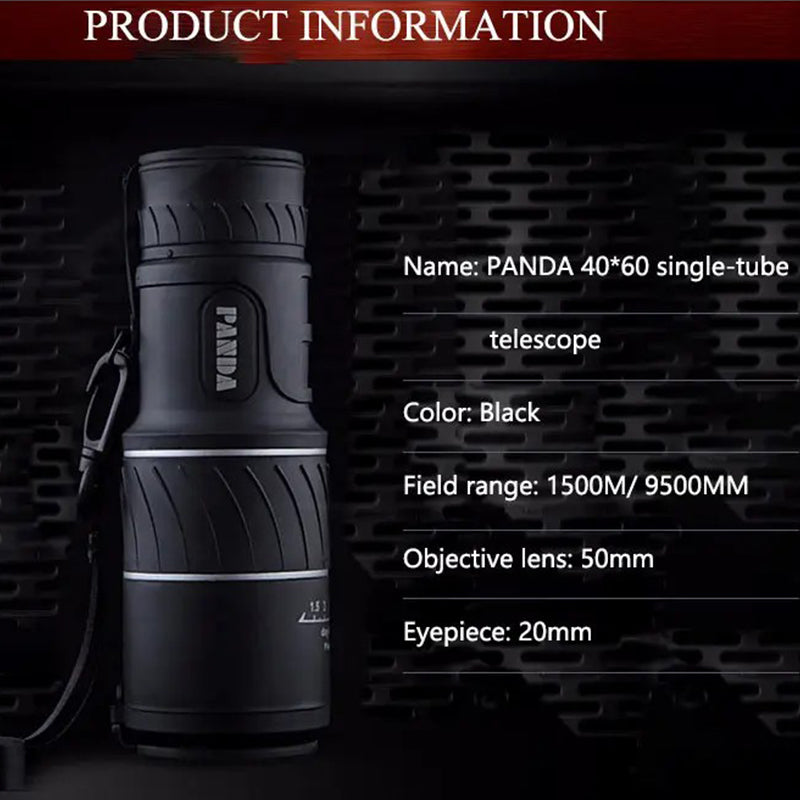 Lightweight monocular, an essential piece of outdoor gear for avid bird watchers and hikers.