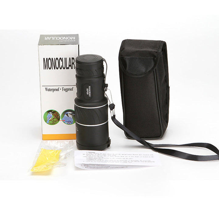 Powerful optical device, this monocular enhances views for camping, hunting, and outdoor exploration.