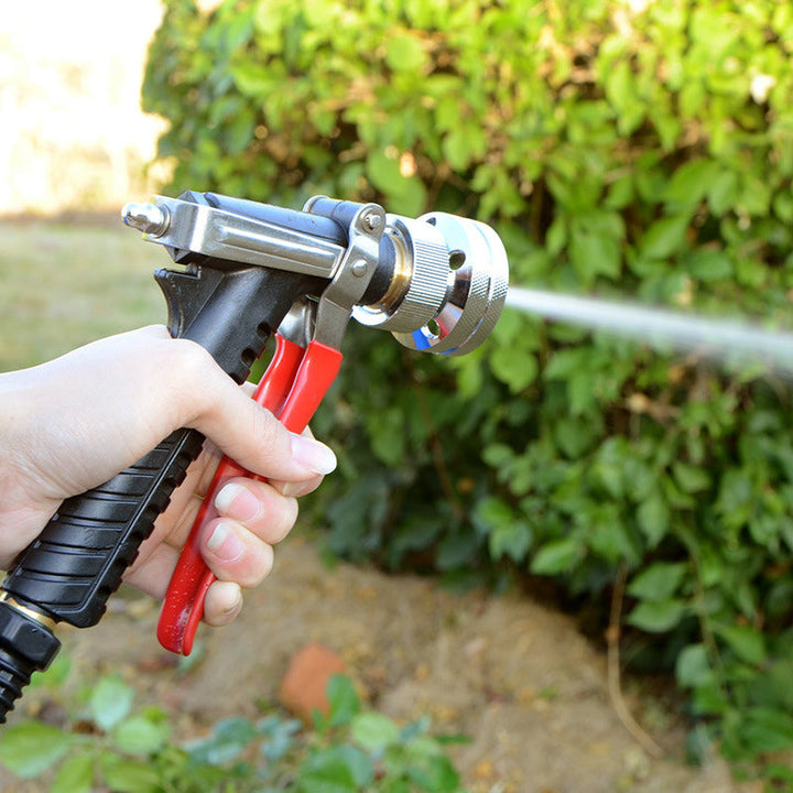 High-pressure electric spray gun, ideal for garden watering and cleaning tasks.