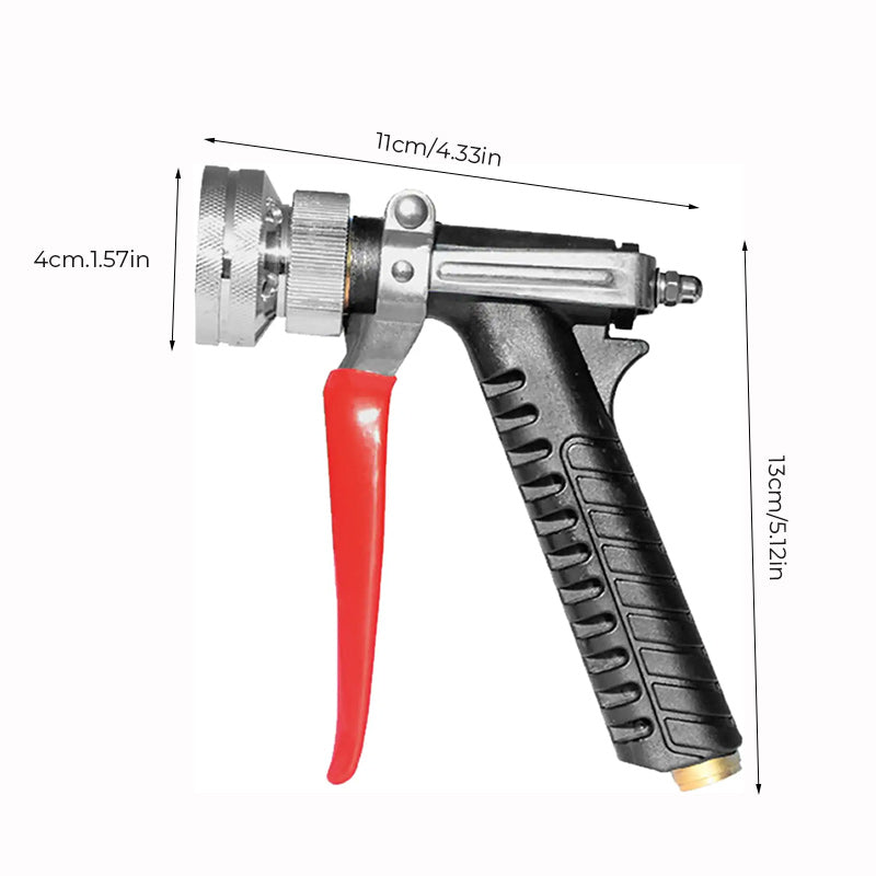 Electric spray gun, a powerful hose nozzle alternative for garden and cleaning.