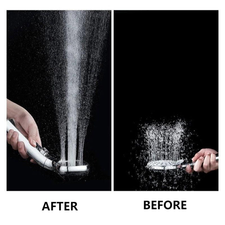Modern High-Pressure Universal Shower Head, adjustable spray, home improvement