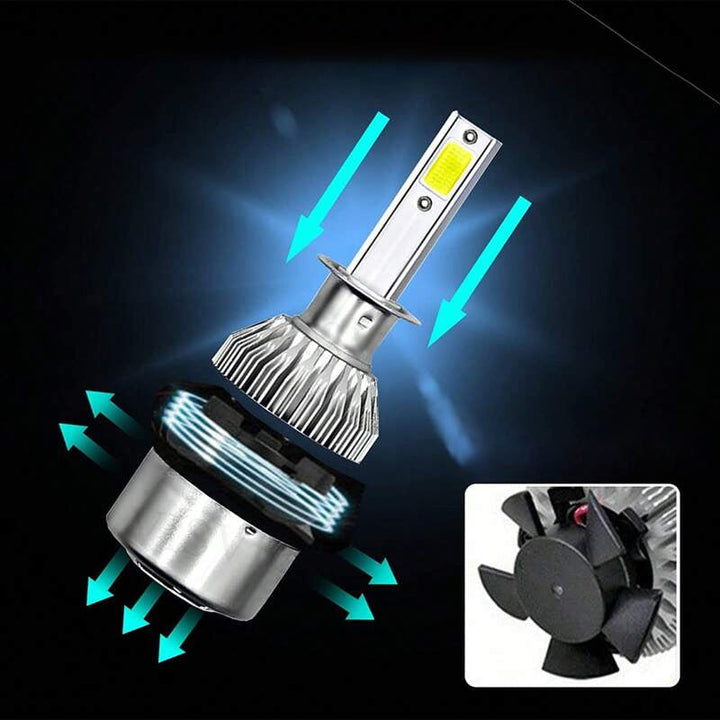 Innovative LED Headlight design, showcasing advanced technology for enhanced road visibility