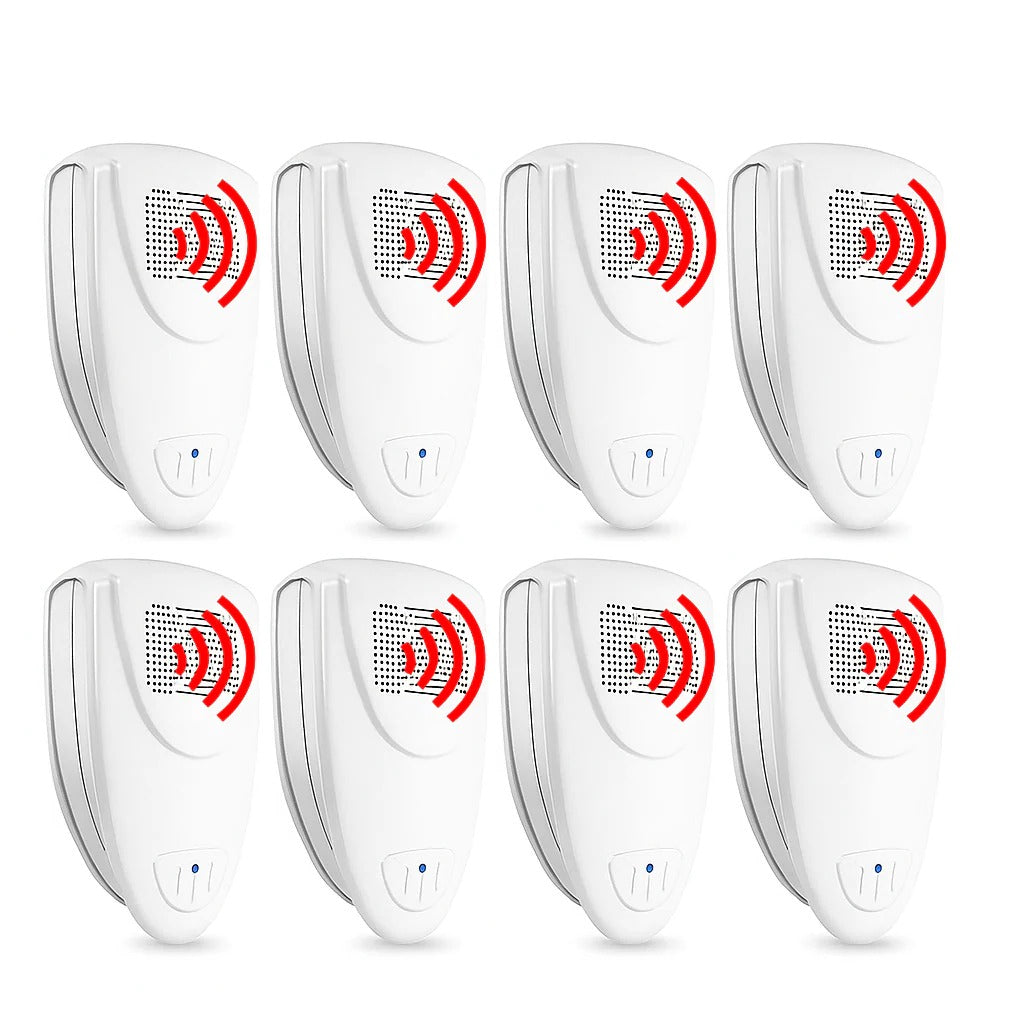 Ultrasonic Bed Bug Repeller device in a bedroom, ensuring silent, chemical-free pest control for better sleep.