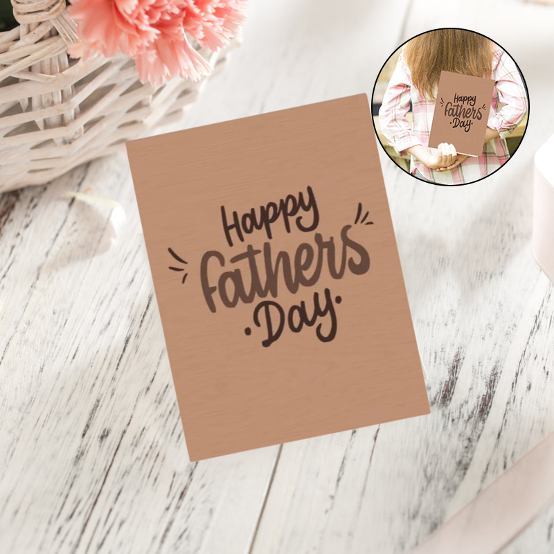 Funny Father's Day card, a novelty sound card gag gift for dads who love humor and pranks.