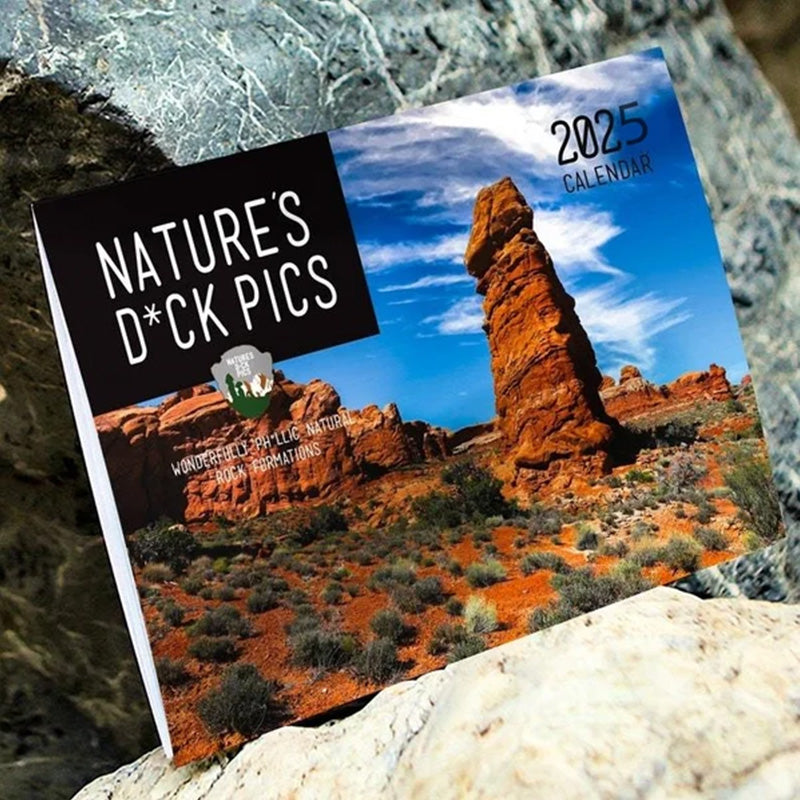 Office gift: 2025 'Humorous Nature' calendar, a funny & practical wall decor