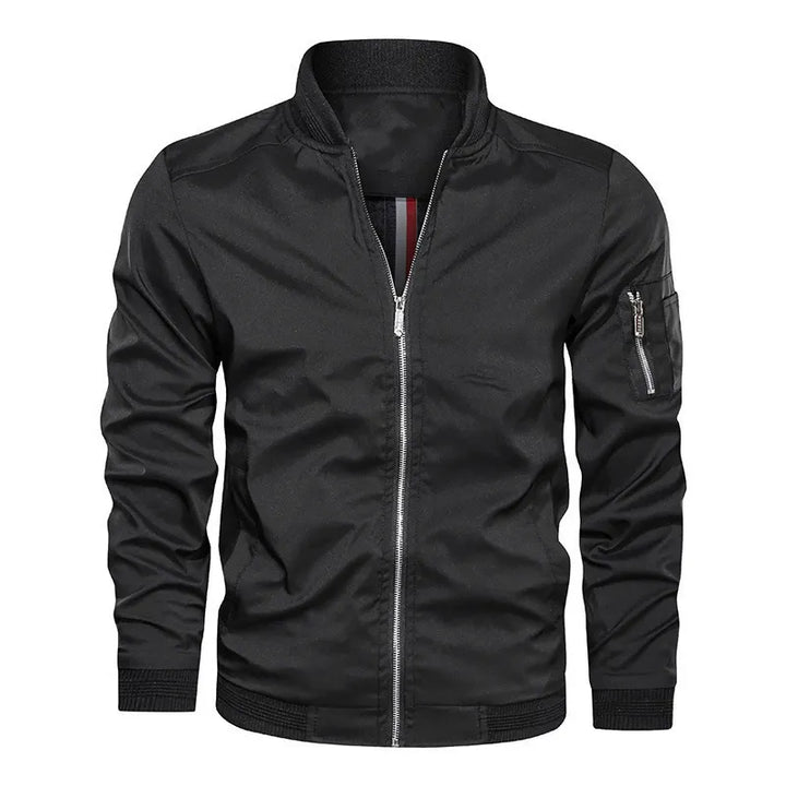 Men's Slim Fit Casual Bomber Jacket