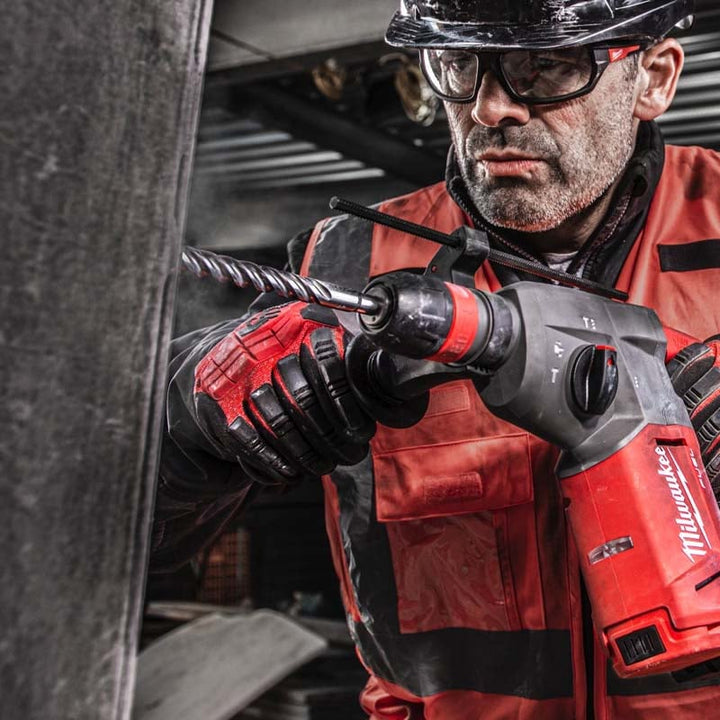 High-speed steel eccentric drill for power tools, suitable for heavy-duty use.
