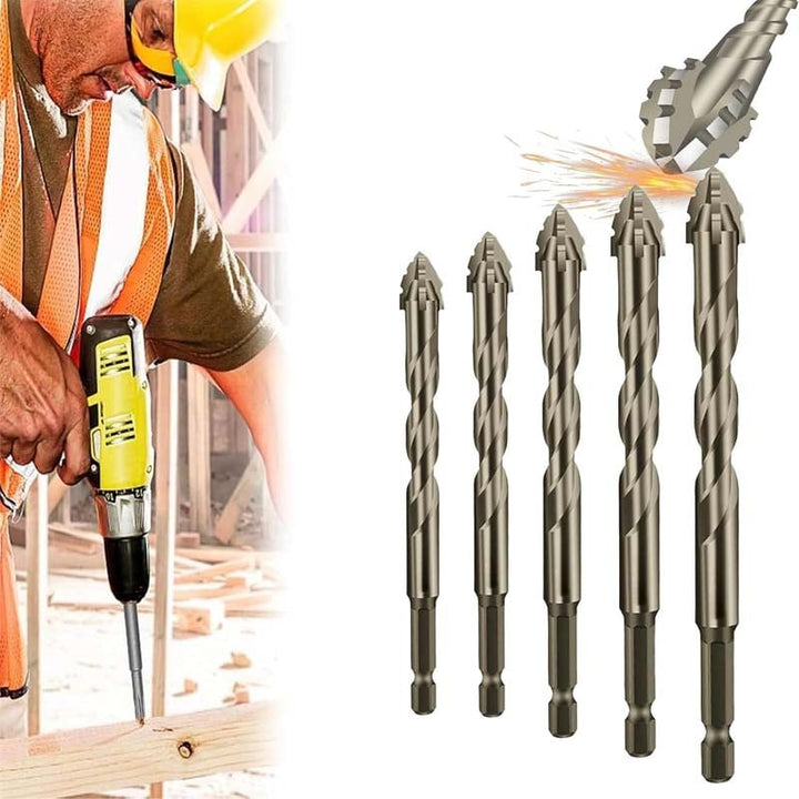 Eccentric tapping tool, titanium coated for enhanced durability and cutting power.