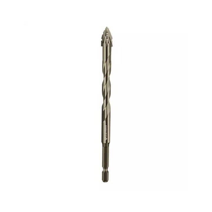 Eccentric drill bit, perfect for plastic drilling with a serrated, titanium-coated edge.