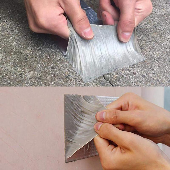 Waterproof repair tape, butyl sealant, ideal for sealing gutters, pipes, and outdoor surfaces