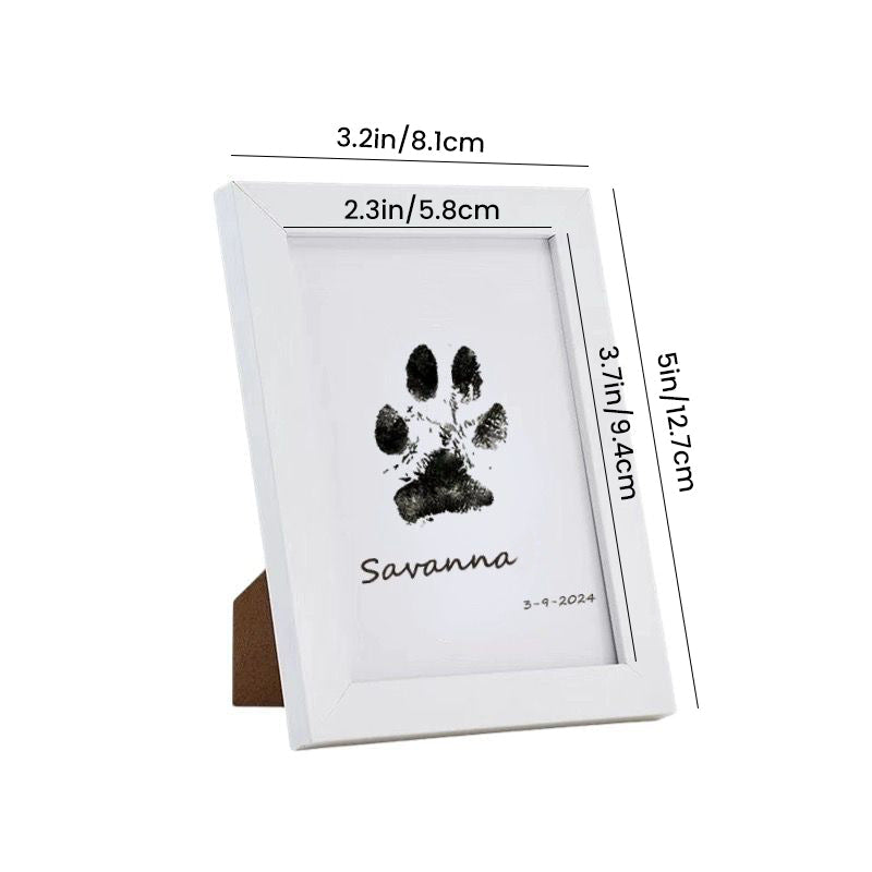Inkless Pet Paw Print Kit for capturing unique dog and cat paw patterns
