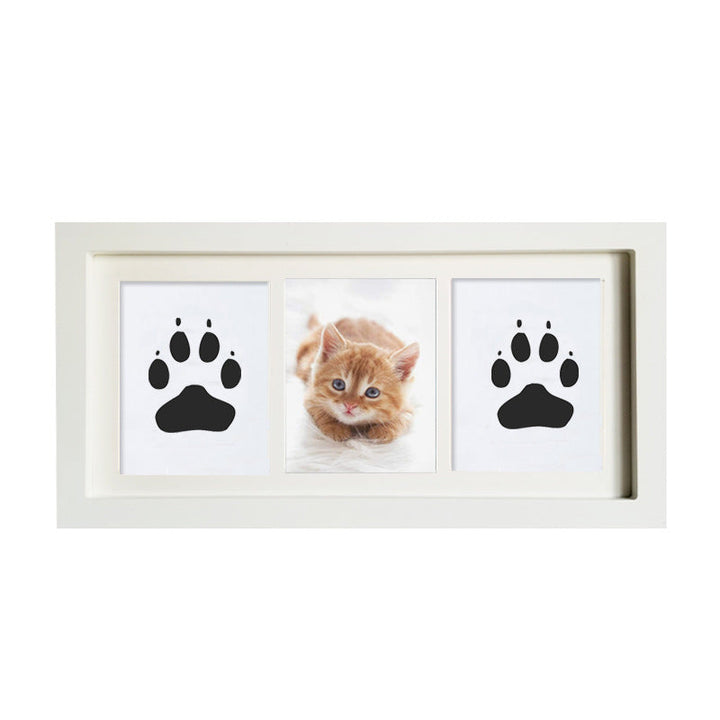 Capture your pet's paw with ease using this Inkless Pet Paw Print Kit