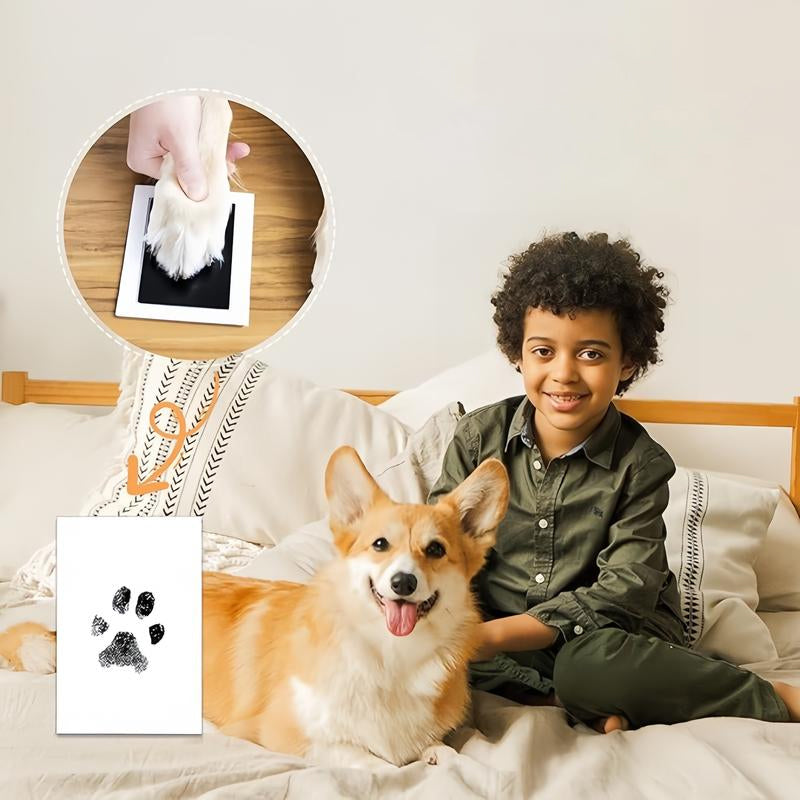 Inkless Pet Paw Print Kit, perfect pet accessory for dog and cat paw prints
